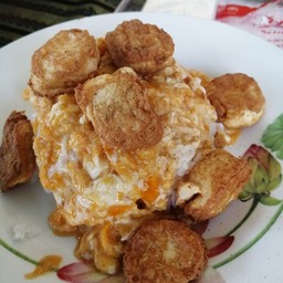 ข้าวไข่ข้นเต้าหู้ไข่