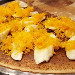 เครปวนิลา นูเทลล่า+ฝอยทอง+กล้วยหอม