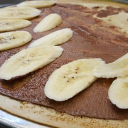 เครปวานิลา นูเทลล่า + กล้วย