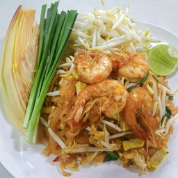 ผัดไทกุ้งสด