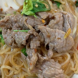 เส้นเล็กแห้งเนื้อ