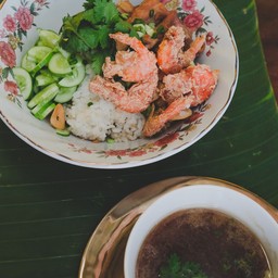 ข้าวแห้งไก่ ดำเนินสะดวก