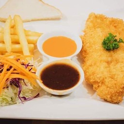 สเต็กปลาดอลลี่ทอด