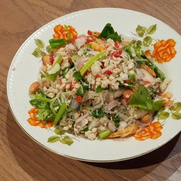 ยำวุ้นเส้นหมูสับ