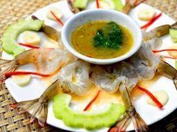 กุ้งแช่น้ำปลา