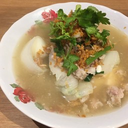 แกงจืดผักกาดขาวเต้าหู้หมูสับ