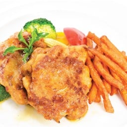 สเต็กไก่บาร์บีคิว