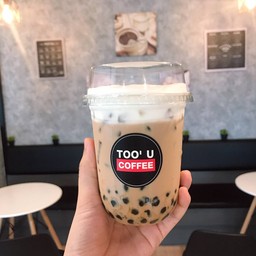 ชานมใต้หวันไข่มุก+ฟองนมสด