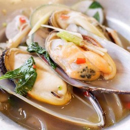 หอยแมลงภู่อบหม้อดิน