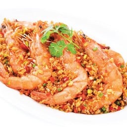 กุ้งแชบ๊วยคั่วพริกเกลือ หรือ กระเทียมพริกไทย