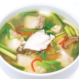 เนื้อปลากะพงต้มบ๊วย