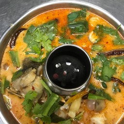ต้มยำเนื้อปลาเก๋าหม้อไฟ(ขนาดเล็ก)