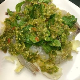 กุ้งแช่น้ำปลา