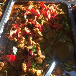 ผัดเอ็นไก่ (หน่อเหลียง)(สตอ)