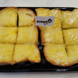 ขนมปังปิ้ง+นมข้นหวาน+น้ำตาล