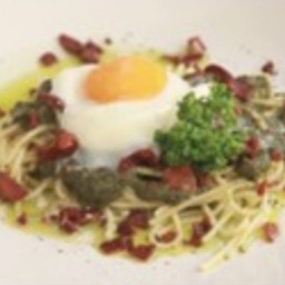 สปาเกตตี้เพสโต้ซอส