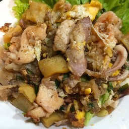 คั่วหอม ก๊วยเตี๋ยวคั่วไก่
