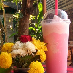 นมชมพูปั่น