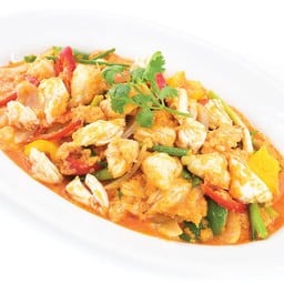 เนื้อปูผัดผงกะหรี่