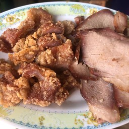 หมูย่างหมูกรอบ Grilled Pork & Crispy Pork 100g.