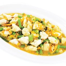เนื้อปูผัดพริกเหลือง