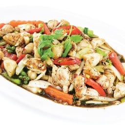 เนื้อปูผัดพริกไทยดำ