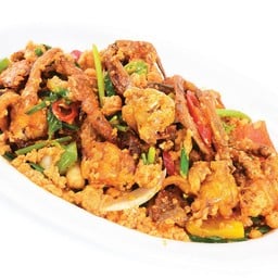 ปูนิ่มผัดผงกะหรี่
