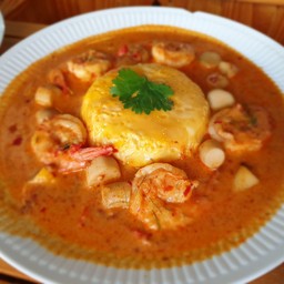 ข้าวไข่ข้นต้มยำกุ้ง