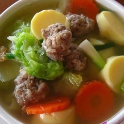 ต้มจืดเต้าหู้หมูสับ