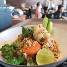 ขัาวผัดผัก ไม่ใส่ไข่