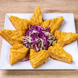 กุ้งทอดโรยงา