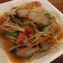 ตำคอหมูย่าง