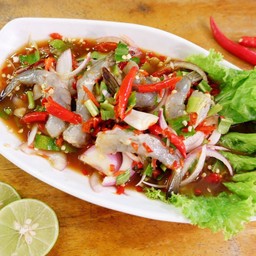 ยำกุ้งสด