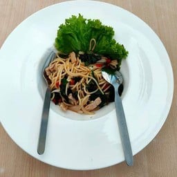 สปาเก็ตตี้ผัดขี้เมาหมู