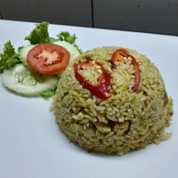 ข้าวผัดแกงเขียวหวาน