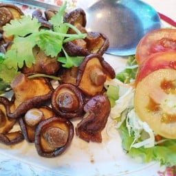 เห็ดหอมสดอบซีอิ๊ว