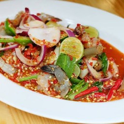 ยำกุ้งสด