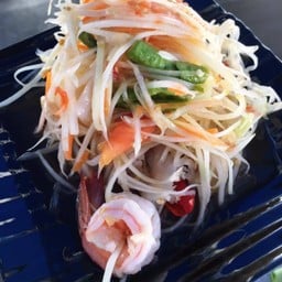 ตำกุ้งลวก