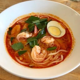 ขนมจีนต้มยำกุ้งน้ำข้น