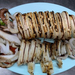 ปลาหมึกย่าง