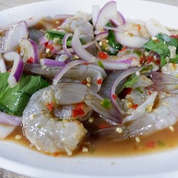 ยำกุ้งสด