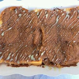 ขนมปังปิ้ง เนยนม-โอวัลติน