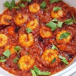 Kadhai prawns