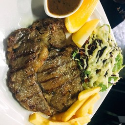 สเต็กเนื้อ (ริบอาย)