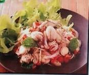 หมึกผัดไข่เค็ม
