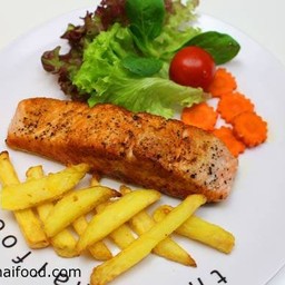 สเต็กปลาแซลมอน