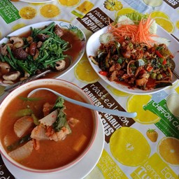 แกงส้มรสชาติไม่สุดออกจืดไปนิด ผัดฟักม้งพอใช้ได้ ผัดเผ็ดหมูป่าก้อไม่สุดใครชอบทานร