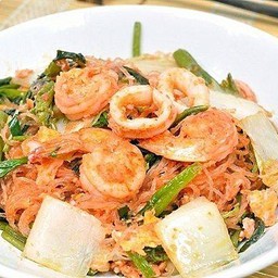 สุกี้แห้ง ทะเล