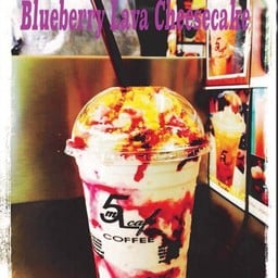 Blueberry Lava Cheesecake