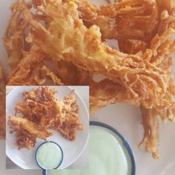 เห็ดทอดพร้อมวาซาบิซอส